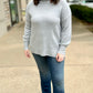 Classic Cozy Turtleneck Sweater - Grey