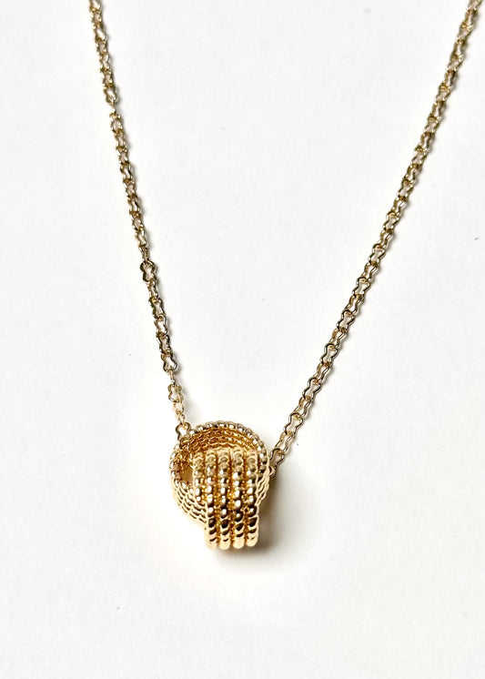 Faye Gold Knot Necklace