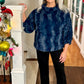 Ivy Jane Faux Fur Popover - Navy