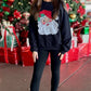 Black Jolly Santa Sweatshirt