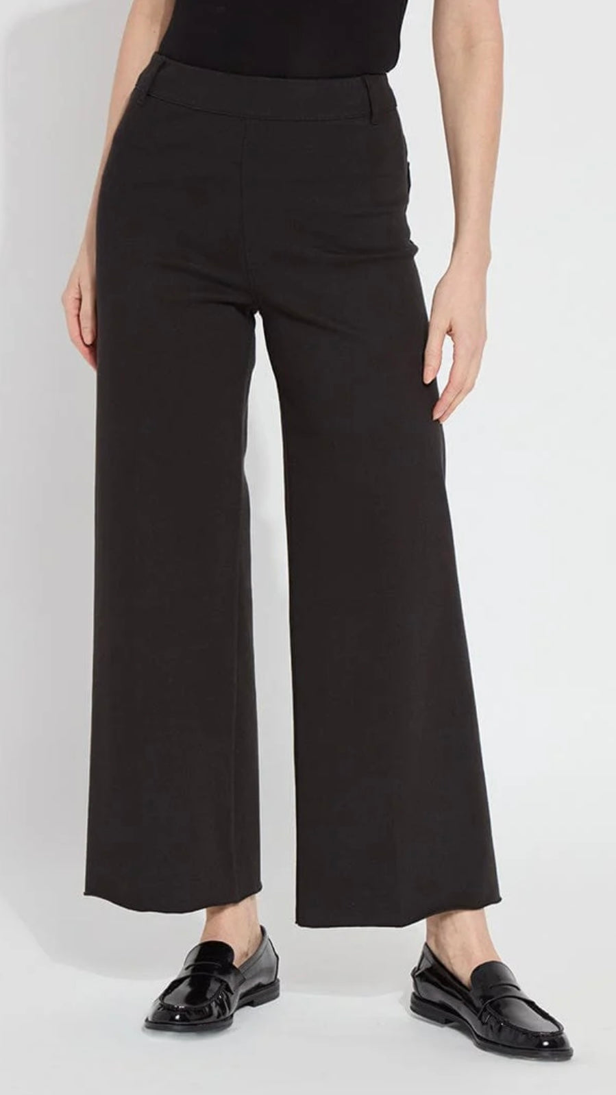 Erin Wide Leg Jegging - Black