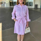 Gretchen Scott Pink Breezy Blouson Dress