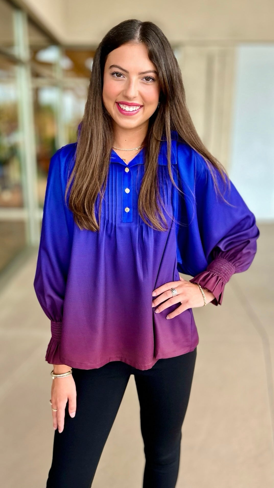 Emily McCarthy Charlotte Top - Midnight