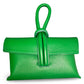 Loop Wristlet Leather Bag - Green