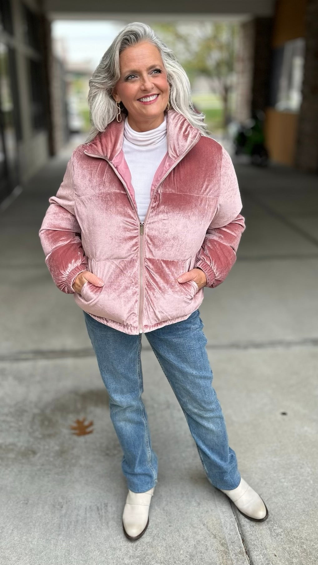 Puffer Coat - Rose