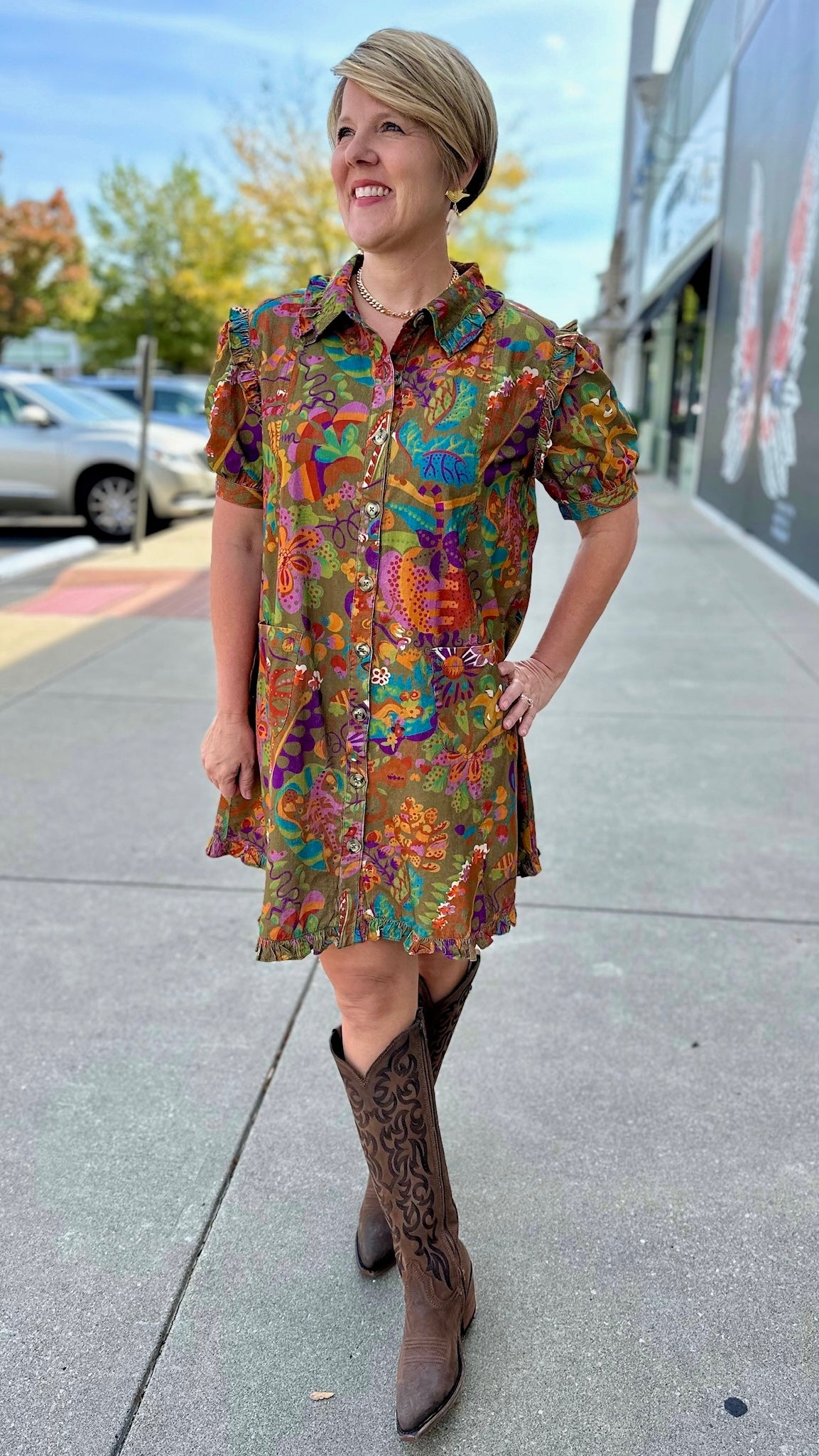 Ivy Jane Harvest Button Up Dress