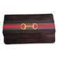 Black Suede Stripe Bit Bag