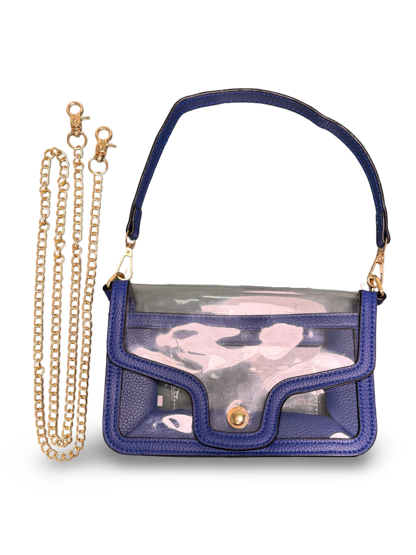 Clear & Blue Arena Bag - Chloe