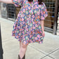 Uncle Frank Pastel Florals Eyelet Dress