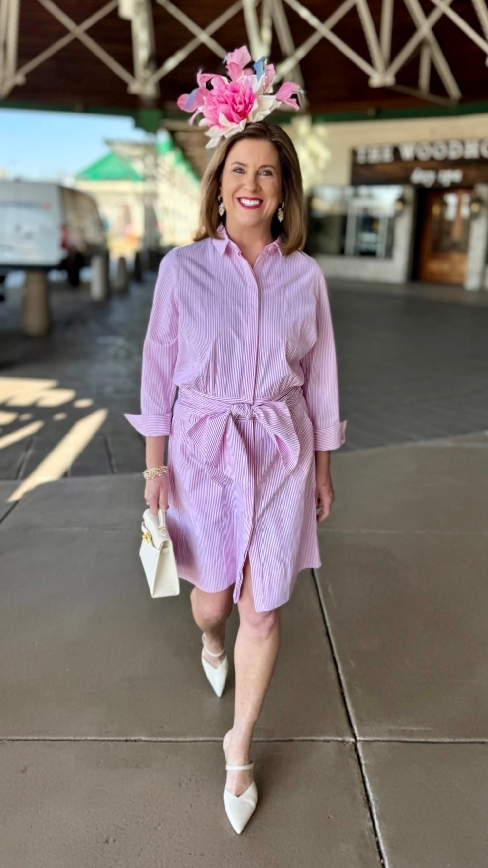 Gretchen Scott Pink Breezy Blouson Dress