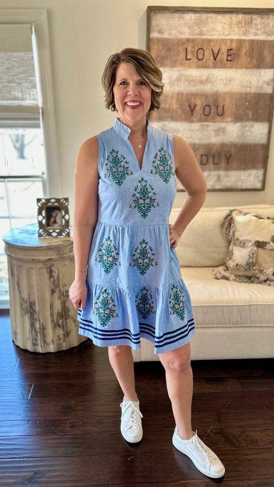 Tyler Boe Amelia Chambray Dress