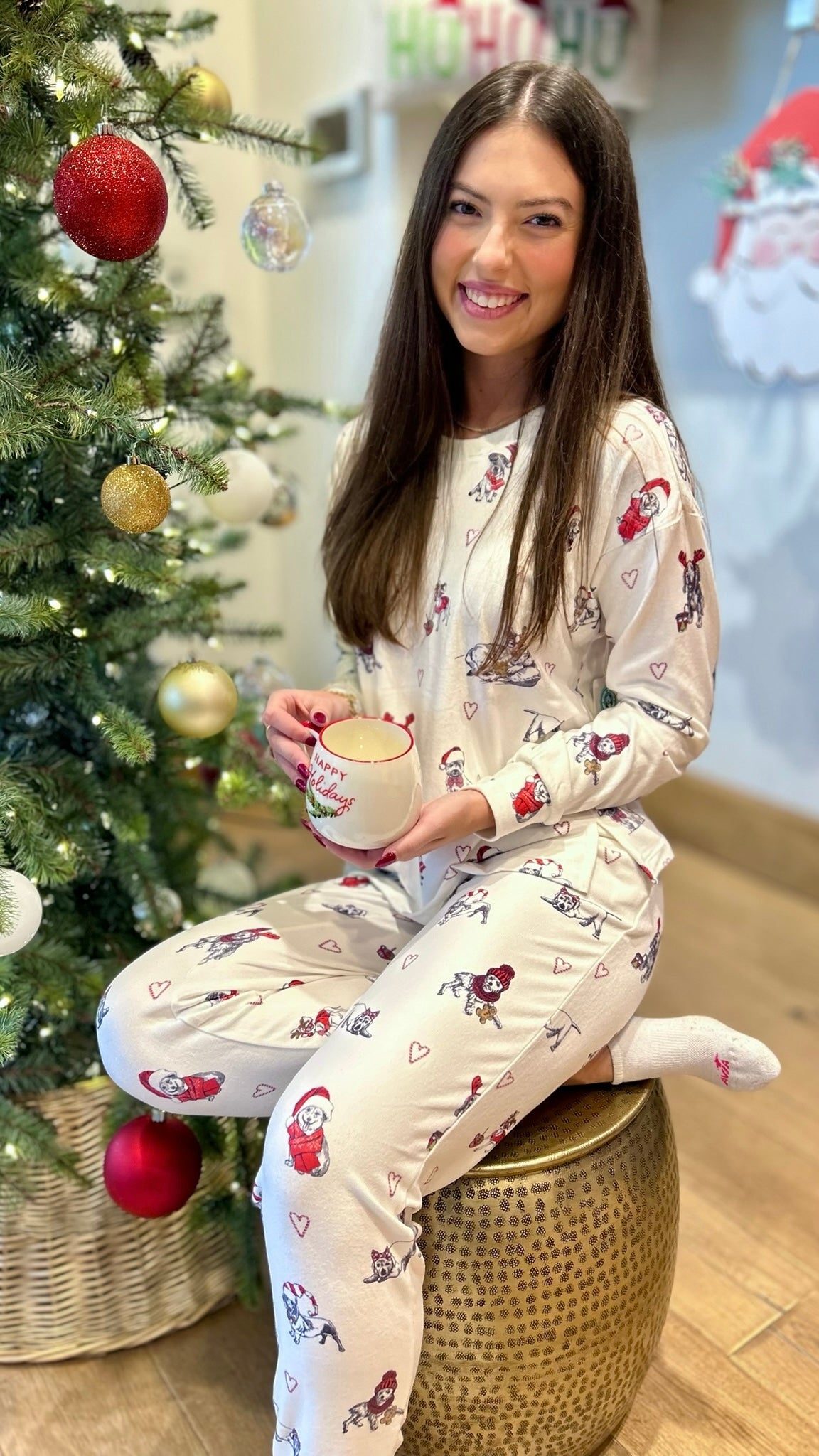 PJ Salvage Pawlidays Jammie Set