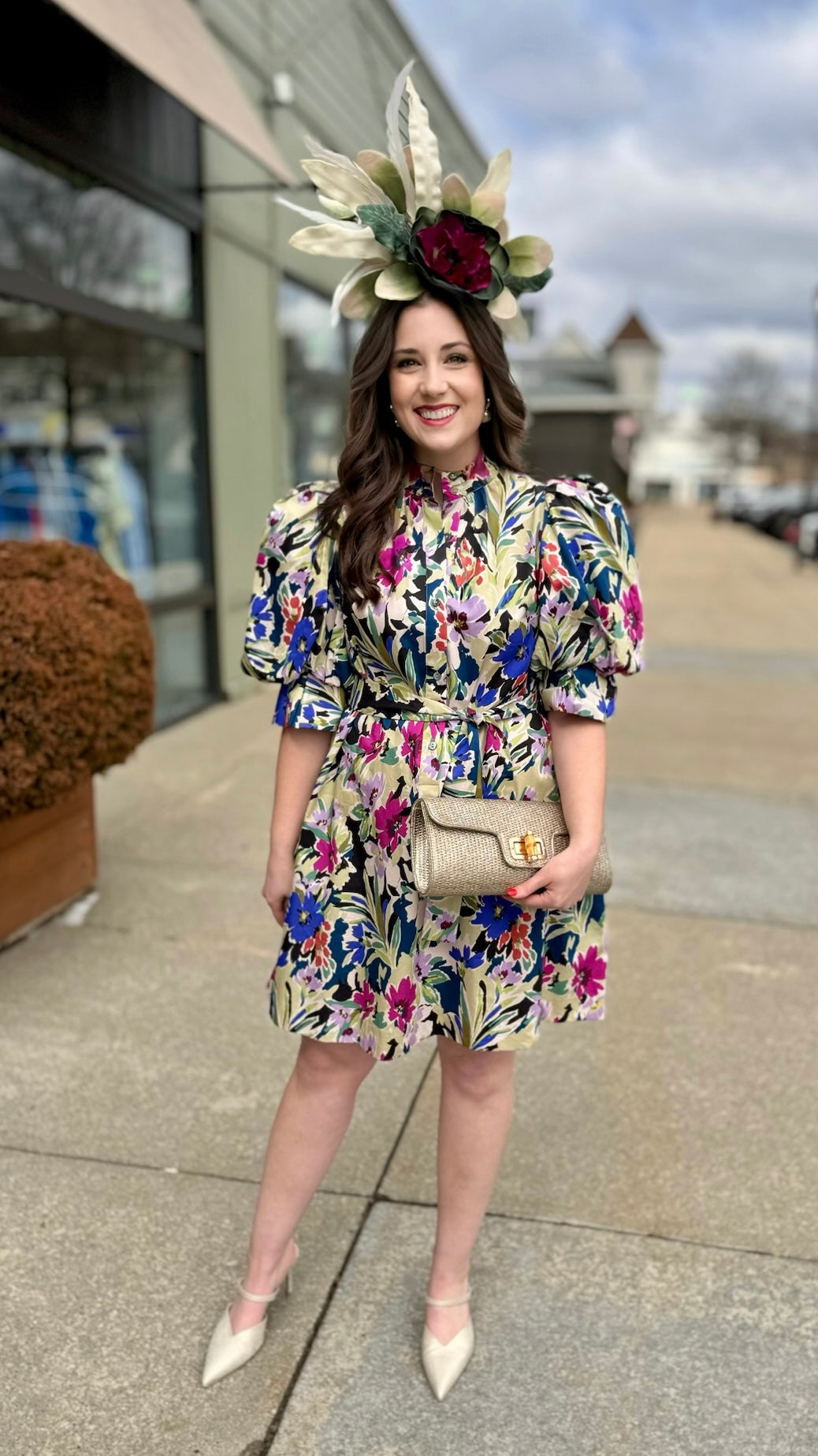 Tyler Boe Lydia Cotton Watercolor Dress