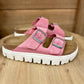 Papillio by Birkenstock Chunky Arizona Sandal - Pink