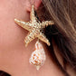 Star Shell Earrings