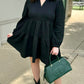 Beautiful Burlington Quilted Dress - Black