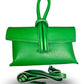 Loop Wristlet Leather Bag - Green