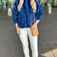 Ivy Jane Faux Fur Popover - Navy