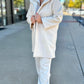 Ivy Jane Wooly Coat - Cream