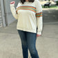 Retro Stripe Mineral Wash Sweatshirt