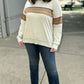 Retro Stripe Mineral Wash Sweatshirt