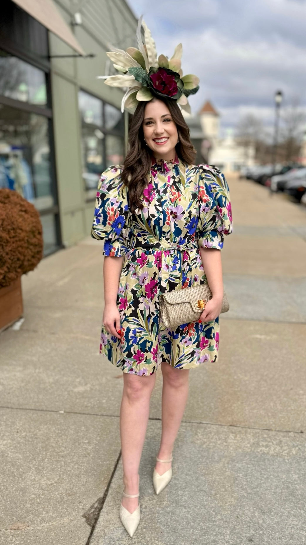 Tyler Boe Lydia Cotton Watercolor Dress