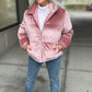 Puffer Coat - Rose