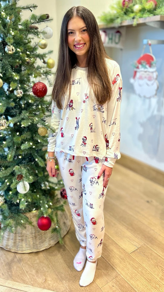 PJ Salvage Pawlidays Jammie Set