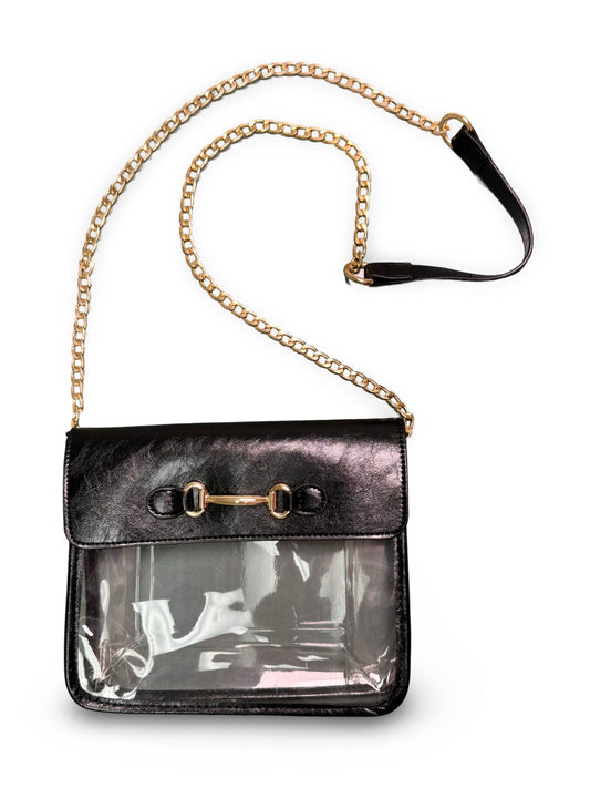 Clear & Black Arena Bag - Carrie