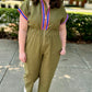 Emily McCarthy Poppy Jumpsuit - Army