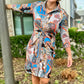 Gretchen Scott Multi Twist & Shout Dress