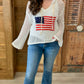 God Bless The USA Crochet Hoodie