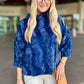 Ivy Jane Faux Fur Popover - Navy