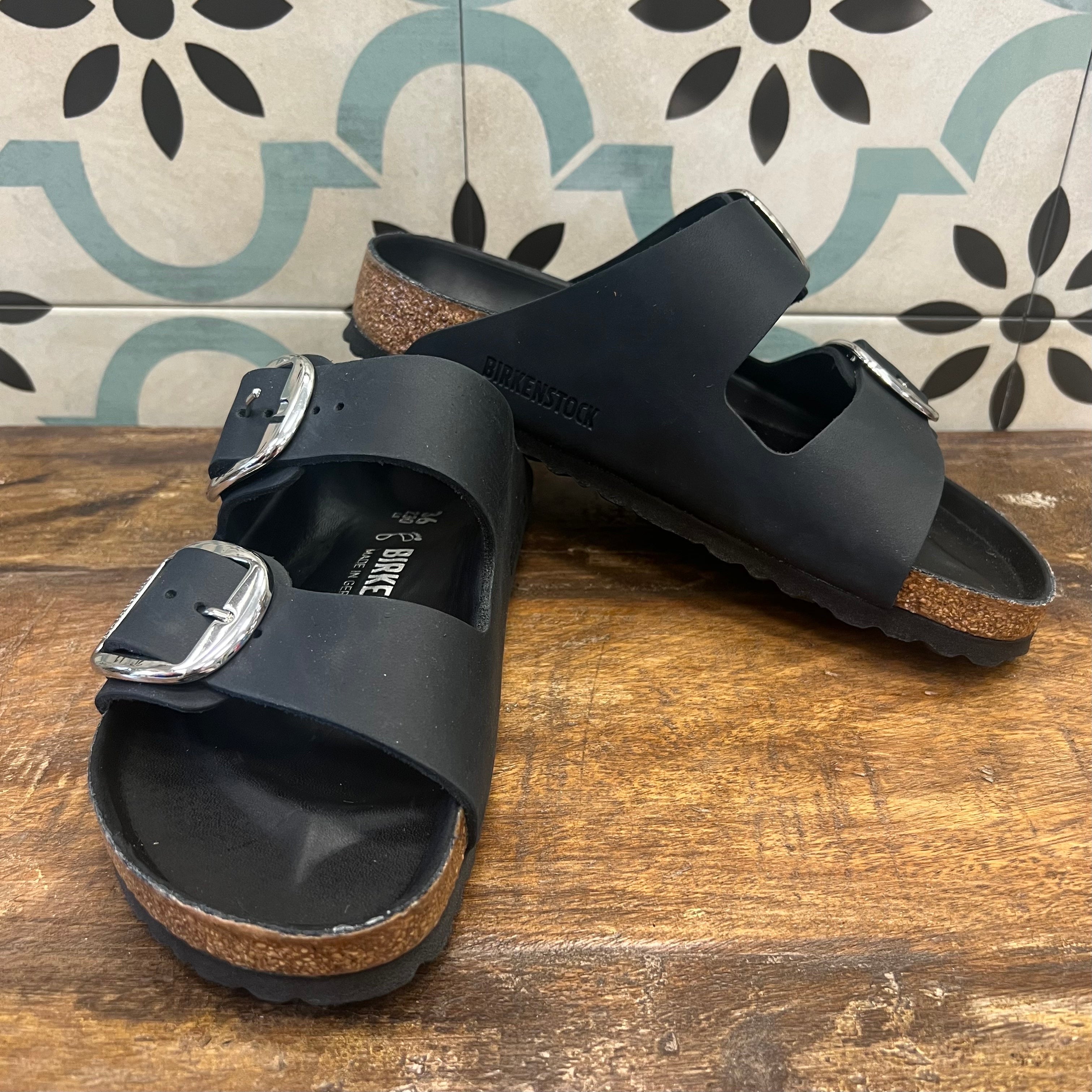 Birkenstock Arizona Big Buckle Black Tunie s Boutique